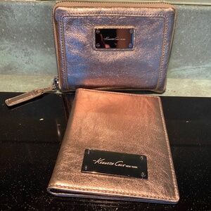 NEW WITH TAGS!  KENNETH COLE MULTIFUNCTION WALLET AND MATCHING PASSPORT BILLFOLD